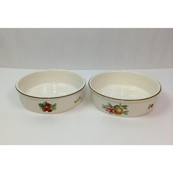 Wedgwood Other - 2 Wedgwood Fruit Dessert Sauce Bowls Quiche Stoneware Approximate 6 3/4"x1 6/8"